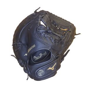 Mizuno 12” Baseball Mitt Black Leather GXF102 Power Close Right Hand Throw RH